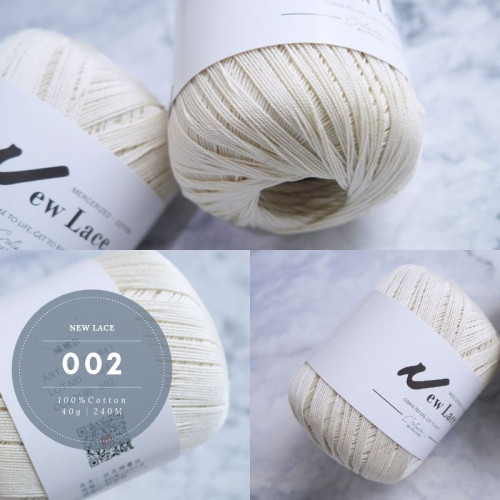 采汀｜絲光棉蕾絲｜米白